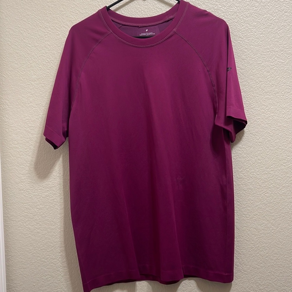Fabletics Training Day Tee Grey size Large
